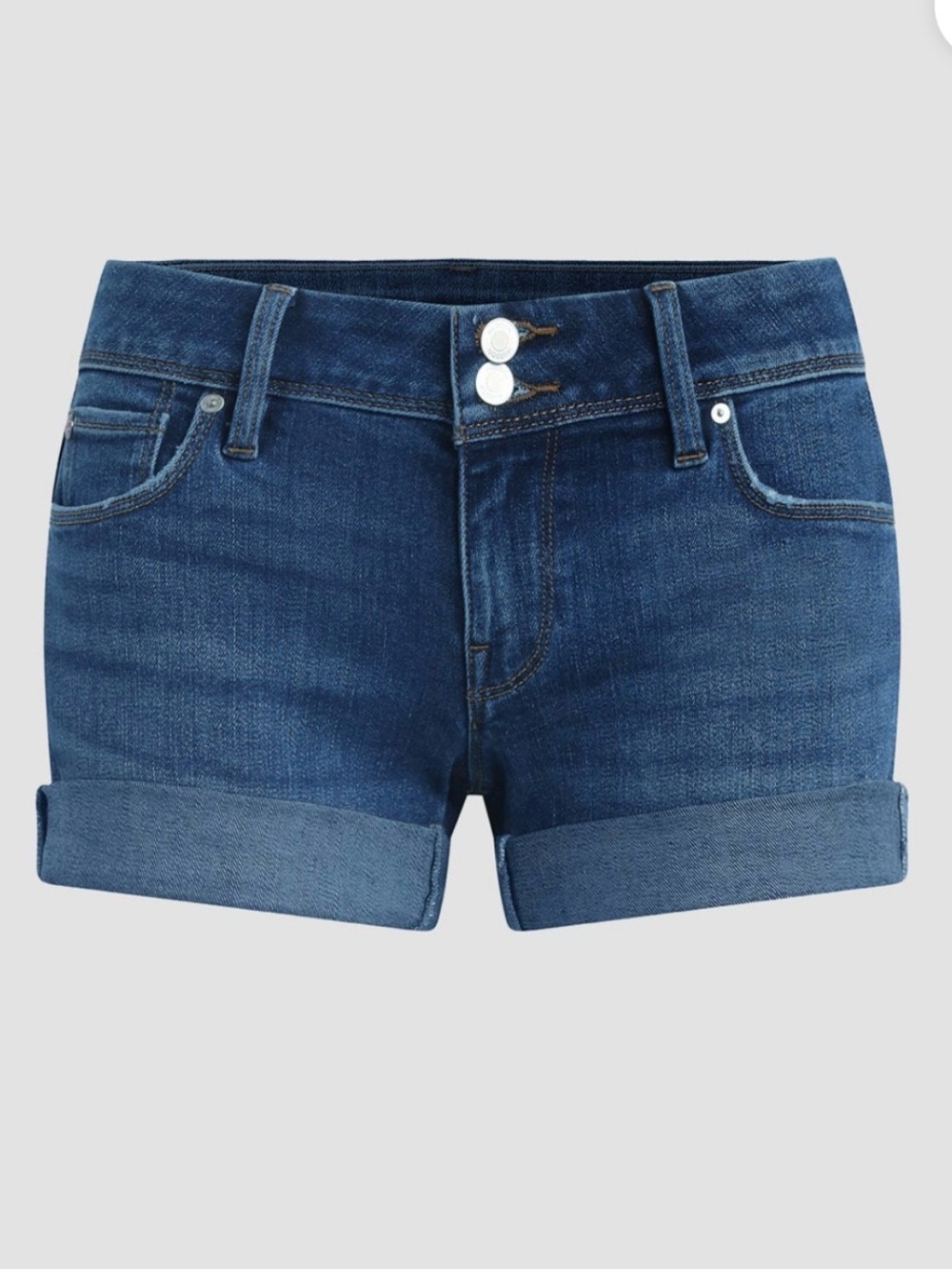 Hudson Croxley Mid-Rise Short features a rolled-hem staple